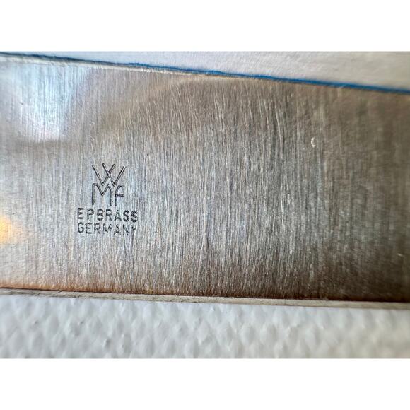 Vintage WMF Ikora Brass Candleholders – Sculptural Mid-Century Pair (Germany) - Picture 9 of 9